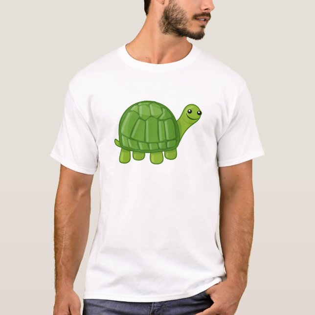T-shirt Tortue mignonne (Devant)