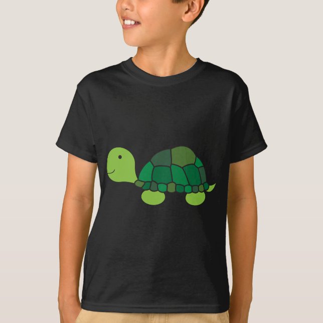 T-shirt Tortue mignonne (Devant)