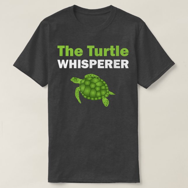 T-shirt Tortue mignonne à Whisperer (Design devant)