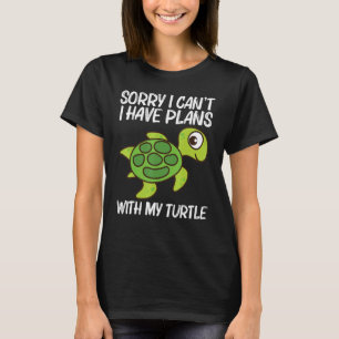 T-shirt Tortue mignonne Hommes Femme Tortue de mer Reptile