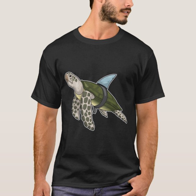 T-shirt Tortue nageoire (Devant)