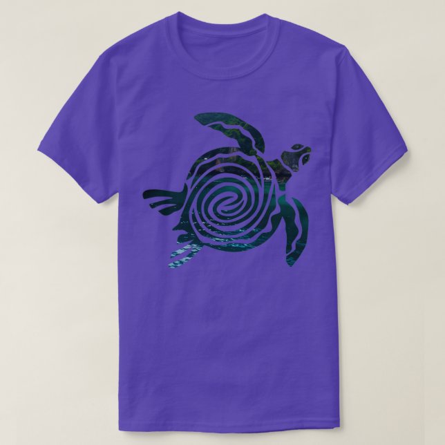 T-shirt Tortue Océan tropical 1 (Design devant)