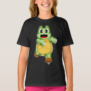 T-shirt Tortue Patinage sur glace Patins sur glace