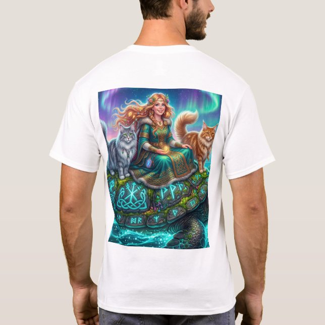 t-shirt tortue pour enfants (Dos)