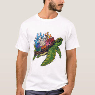 T-shirt Tortue serpentine à oreilles rouges