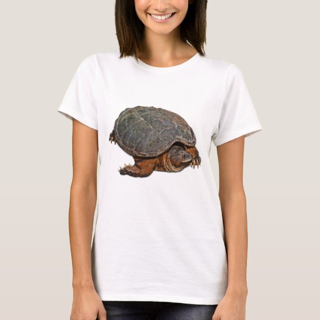 T-shirt Tortue serpentine Terrapin-lover Cadeau (Devant)