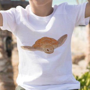 T-shirt Tortue sous l'eau - transparente.