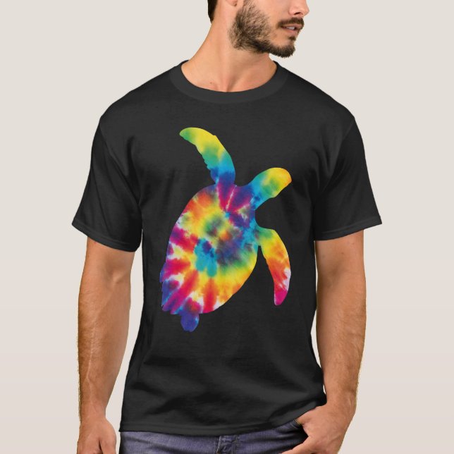 T-shirt Tortue tortue de mer Tee Dye (Devant)