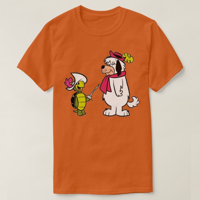T-shirt Tortue Touche et Dum gris (Design devant)