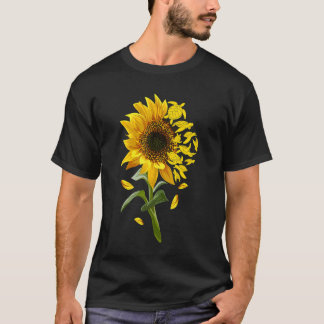 T-shirt Tortue Tournesol Jardinage Océan Sensibilisation a