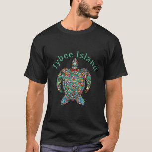 T-shirt Tortue tribale de l'île Tybee