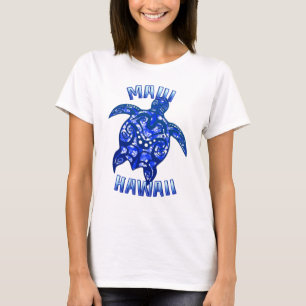 T-shirt Tortue tribale de vacances Maui Hawaii