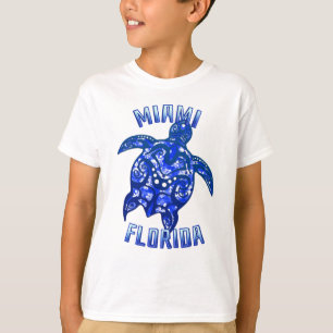 T-shirt Tortue Tribale Miami Floride