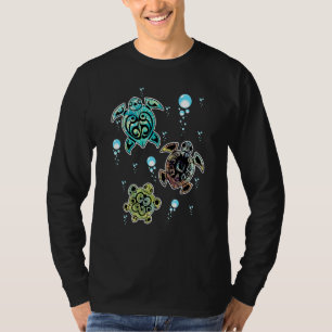 T-shirt Tortue Tropicale Tortues de Mer Hawaïennes Plage