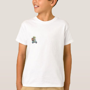 T-shirt Tortue Trottinette Mignonne Enfants