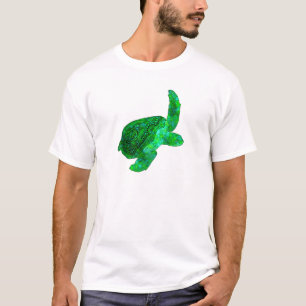 T-shirt Tortue verte