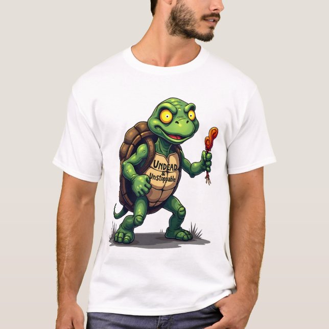 T-shirt Tortue Zombie (Devant)