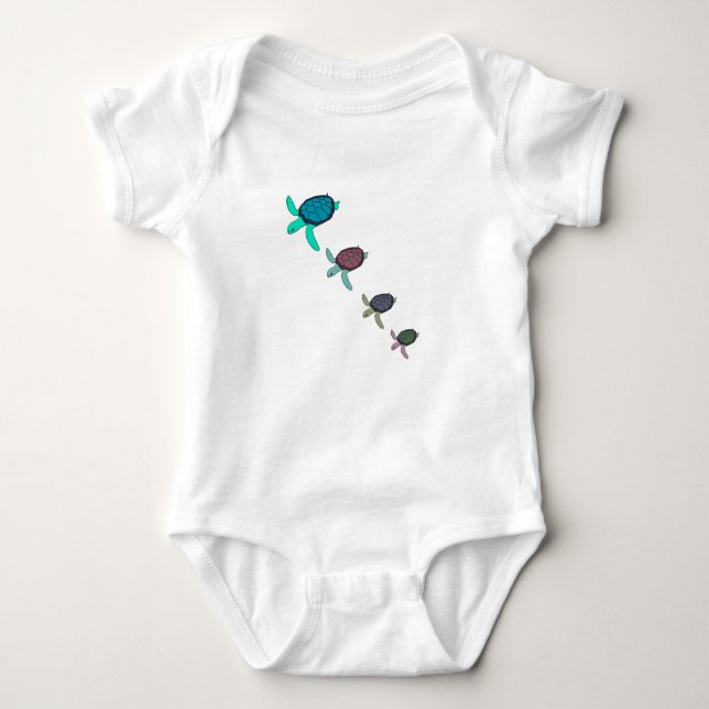 T-Shirt Tortues de mer (Devant)