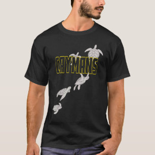 T-shirt Tortues de mer des îles Caïmans Plongée sous-marin