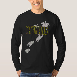 T-shirt Tortues de mer des îles Caïmans Plongée sous-marin