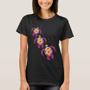 T-shirt Tortues de mer Hawaiian Honu Tropical Ohana