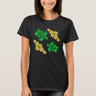 T-shirt Tortues de mer vertes de la famille Ohana d'Hawaï