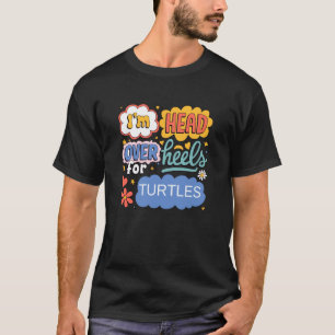T-shirt Tortues Drôles Esthétique Pop Art Rétro pour P Exo