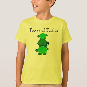 T-shirt Tortues Empilées