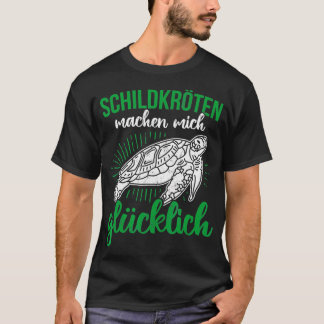 T-shirt Tortues Machen Mich Glucklich Pet Turtle