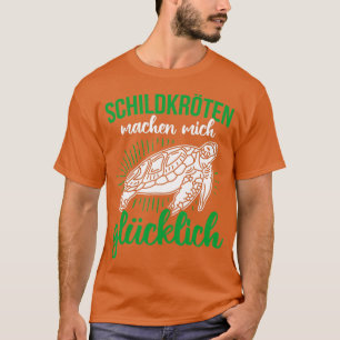 T-shirt Tortues Machen Mich Glucklich Pet Turtle 1