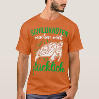 T-shirt Tortues Machen Mich Glucklich Pet Turtle 1