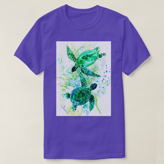 T-shirt Tortues marines (Design devant)