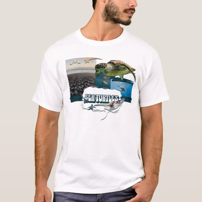 T-shirt Tortues marines (Devant)