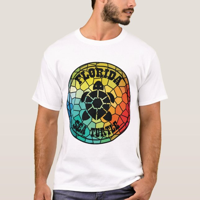 T-shirt Tortues marines dans l'état de Floride (Devant)