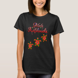 T-shirt Tortues Mele Kalikimaka Hawaii Honu T