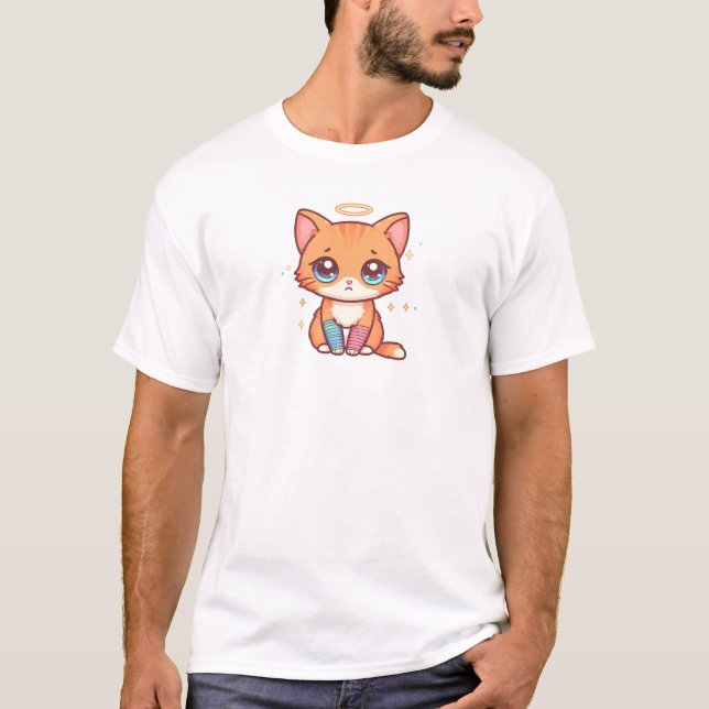 T-shirt Tot "Bonkers" Kitten - Grumpy Tribute Catart (Devant)