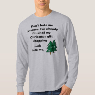 T-shirt tôt fait par achats drôles de Noël
