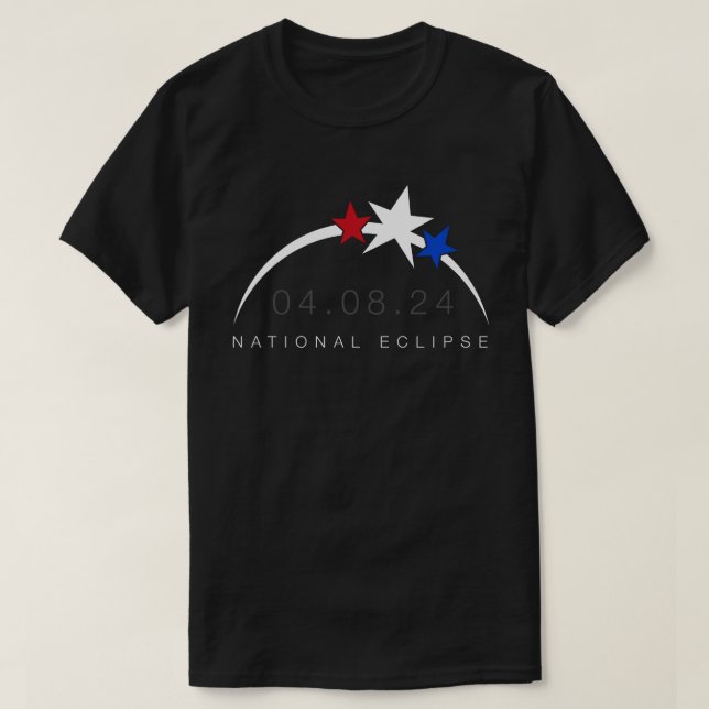 T-shirt total de l'Éclipse solaire 2024 (Design devant)