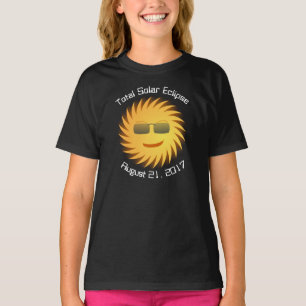 T-shirt total d'éclipse solaire