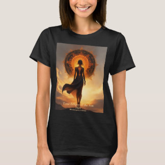 T-shirt Total Déesse Éclipse Solaire Vue Solaire 2 Côtés