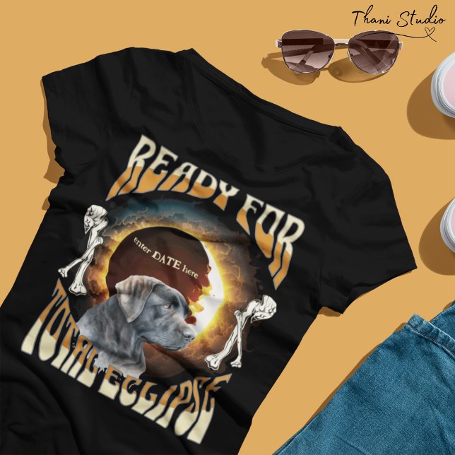 T-shirt Total Eclipse 2024 Date de modification mignonne C (Créateur téléchargé)