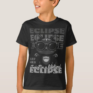 T-shirt Total Éclipse Solaire 2024 Deux Fois Dans Un Total