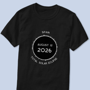 T-shirt Total Éclipse Solaire 2026 Espagne