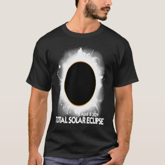 T-shirt Total Éclipse Solaire Avril 8 2024 Grand Américain
