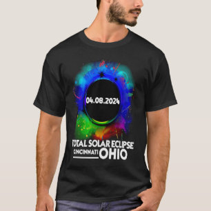 T-shirt Total Éclipse solaire Cincinnati OHIO 8 avril 2024