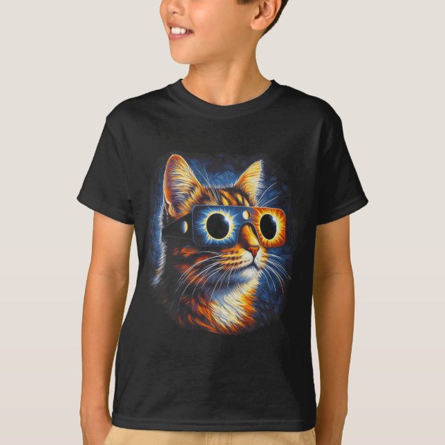 T-shirt Total Éclipse Solaire Gles 8 avril 2024 (Devant)
