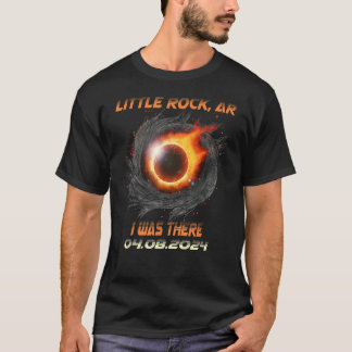 T-shirt Total Éclipse Solaire J'Étais Là Little Rock Arkan