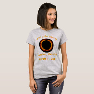 T-shirt Total Éclipse Solaire ( Riverton, Wyoming )
