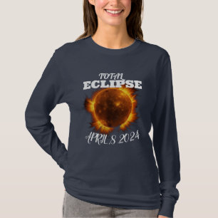 T-shirt Total éclipse, USA solaire éclipse 2024