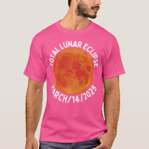 T-shirt Total Lunaire Eclipse Mars-Septembre 2025 Astronom